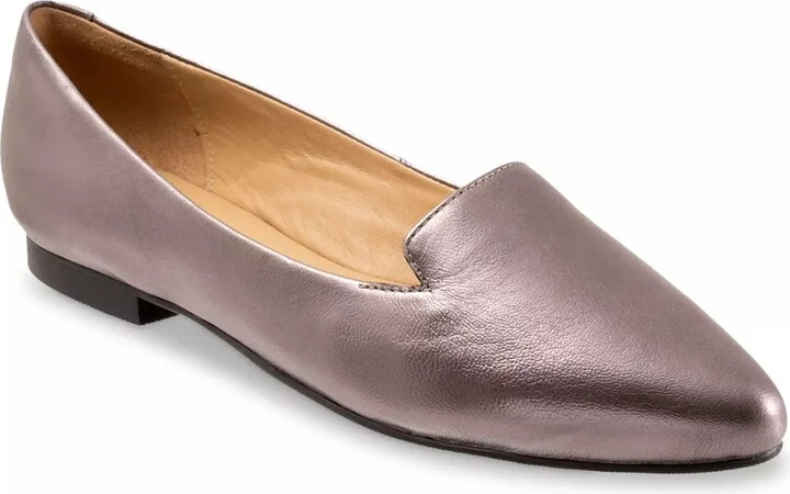 Pewter Metallic Leather