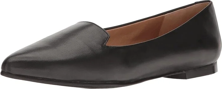Trotters Harlowe Women's Flat Shoes Black : 6 N (AA), Leather/Suede - Image 2