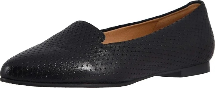 Trotters Harlowe Women's Flat Shoes Black Diamond : 11 N (AA), Leather/Suede - Image 2