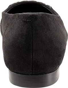 Trotters Harmony Women's Flat Shoes Black Suede : 9.5 M (B), Leather - Image 4