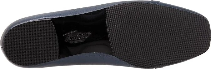 Trotters Harmony Women's Flat Shoes Navy : 12 W (D), Leather - Image 3
