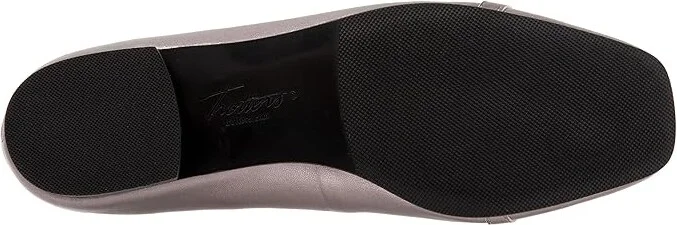 Trotters Harmony Women's Flat Shoes Pewter : 7.5 M (B), Leather - Image 3