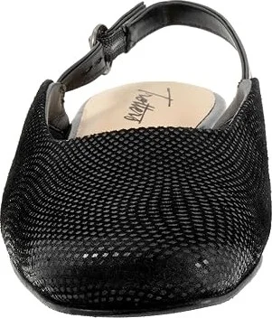 Trotters Holly Women's Flat Shoes Black Mini Dot : 8.5 M (B), Leather - Image 4
