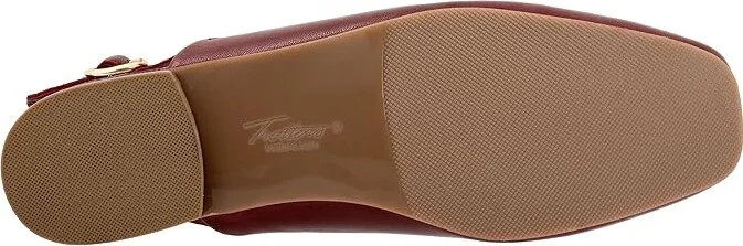 Trotters Holly Women's Flat Shoes Sangria : 8 W (D), Leather - Image 3
