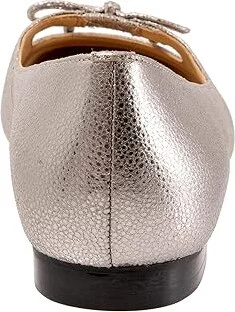 Trotters Honesty Women's Shoes Silver Metallic : 5 M (B), Leather - Image 4