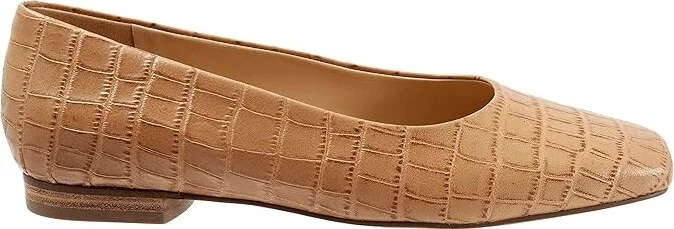 Trotters Honor Women's Shoes Bone Croco Leather : 7 N (AA) - Image 7