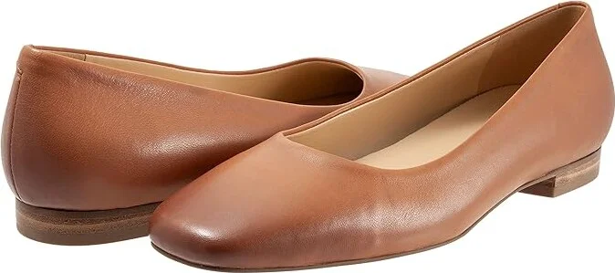 Trotters Honor Women's Shoes Caramel : 8.5 N (AA), Leather