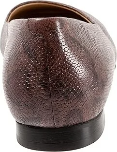 Trotters Honor Women's Shoes Dark Brown Snake : 5.5 M (B), Leather - Image 4
