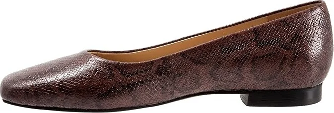 Trotters Honor Women's Shoes Dark Brown Snake : 5.5 M (B), Leather - Image 6