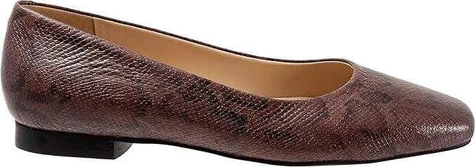 Trotters Honor Women's Shoes Dark Brown Snake : 5.5 M (B), Leather - Image 7