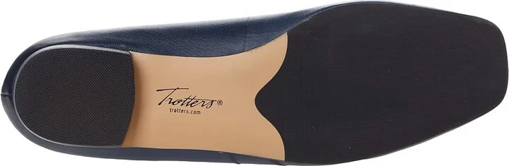 Trotters Honor Women's Shoes Navy Leather : 6.5 WW (EE) - Image 3