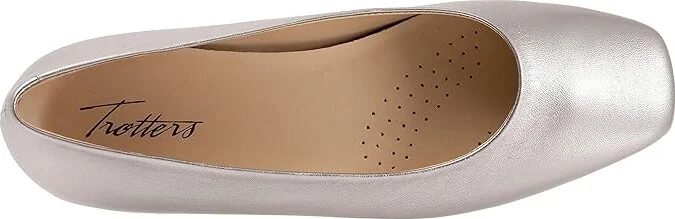 Trotters Honor Women's Shoes Pewter Leather : 5 M (B) - Image 2