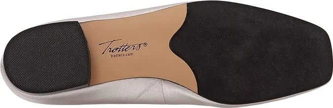 Trotters Honor Women's Shoes Pewter Leather : 5 M (B) - Image 3