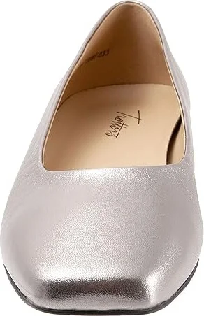 Trotters Honor Women's Shoes Pewter Leather : 5 M (B) - Image 5