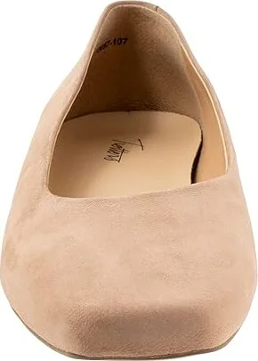 Trotters Honor Women's Shoes Taupe Nubuck : 10 M (B), Leather - Image 5