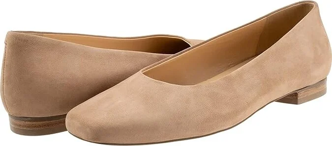 Trotters Honor Women's Shoes Taupe Nubuck : 10 M (B), Leather