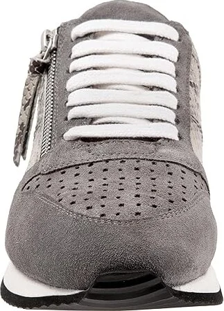 Trotters Infinity Women's Shoes Grey Suede Snake : 7 M (B), Leather - Image 5
