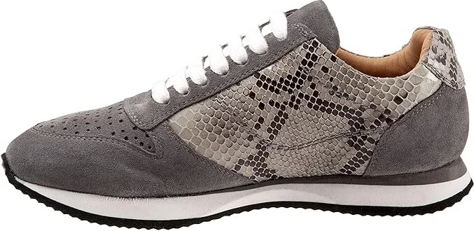 Trotters Infinity Women's Shoes Grey Suede Snake : 7 M (B), Leather - Image 6
