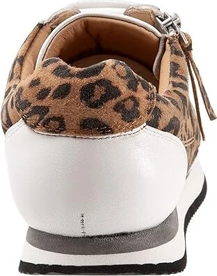 Trotters Infinity Women's Shoes White Tan Cheetah : 8 W (D), Leather - Image 4