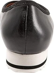 Trotters Isla Women's Shoes Black : 8 W (D), Leather - Image 4