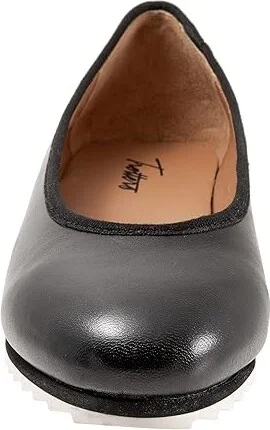 Trotters Isla Women's Shoes Black : 8 W (D), Leather - Image 5