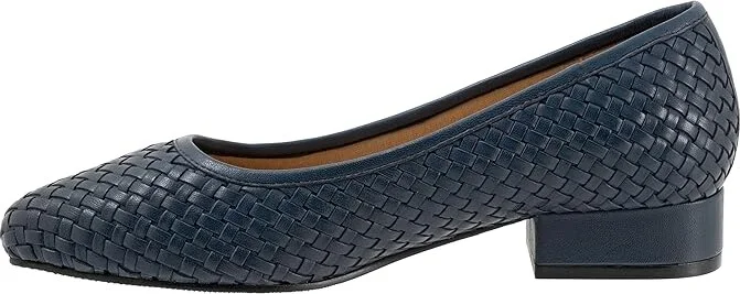 Trotters Jade High Women's Heels Navy : 5 M (B), Leather - Image 6