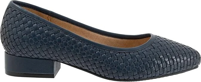 Trotters Jade High Women's Heels Navy : 5 M (B), Leather - Image 7