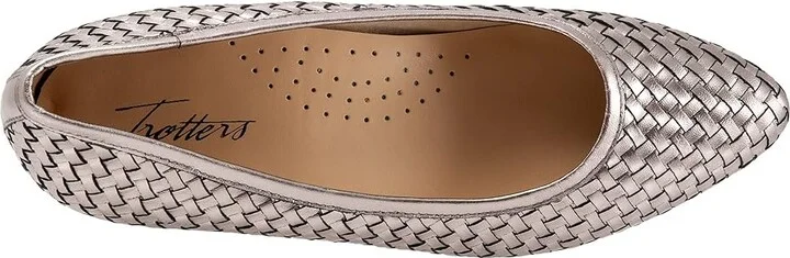 Trotters Jade High Women's Heels Pewter : 10 N (AA), Leather - Image 2