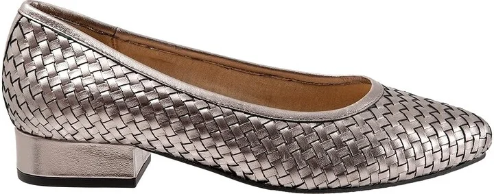 Trotters Jade High Women's Heels Pewter : 10 N (AA), Leather - Image 7