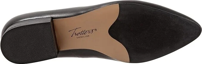 Trotters Jewel Women's Lace Up Wing Tip Shoes Black Leather : 10 N (AA) - Image 3
