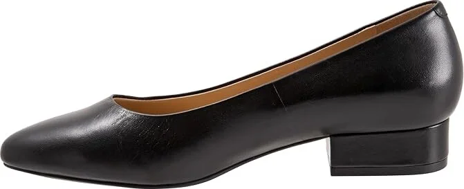 Trotters Jewel Women's Lace Up Wing Tip Shoes Black Leather : 10 N (AA) - Image 6