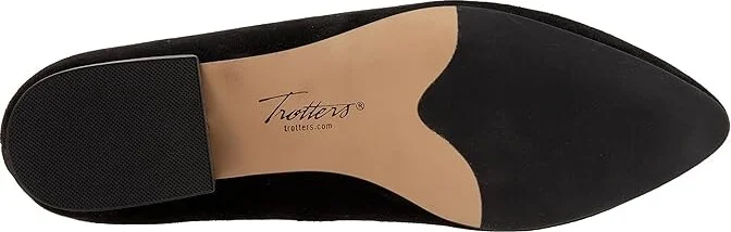 Trotters Jewel Women's Lace Up Wing Tip Shoes Black Suede : 6 M (B) - Image 3