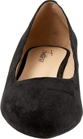 Trotters Jewel Women's Lace Up Wing Tip Shoes Black Suede : 6 M (B) - Image 5