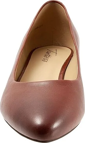 Trotters Jewel Women's Lace Up Wing Tip Shoes Brown Toffee Leather : 7 M (B) - Image 5