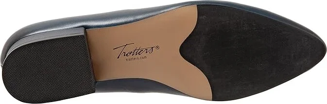 Trotters Jewel Women's Lace Up Wing Tip Shoes Navy Leather : 6.5 W (D) - Image 3