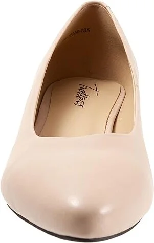 Trotters Jewel Women's Lace Up Wing Tip Shoes Nude Leather : 7.5 N (AA) - Image 5