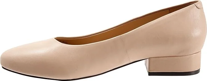 Trotters Jewel Women's Lace Up Wing Tip Shoes Nude Leather : 7.5 N (AA) - Image 6