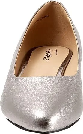 Trotters Jewel Women's Lace Up Wing Tip Shoes Pewter : 8 N (AA), Leather - Image 5