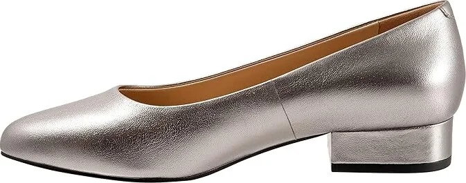 Trotters Jewel Women's Lace Up Wing Tip Shoes Pewter : 8 N (AA), Leather - Image 6