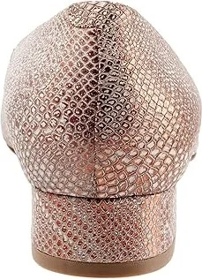Trotters Jewel Women's Lace Up Wing Tip Shoes Rose Gold Metallic Snake : 5.5 M (B), Leather - Image 4