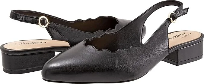 Trotters Joselyn Women's Shoes Black : 5.5 M (B), Leather