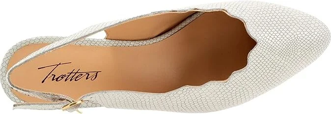 Trotters Joselyn Women's Shoes Mint Snake Nubuck : 9.5 M (B), Leather - Image 2