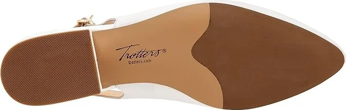 Trotters Joselyn Women's Shoes White : 5 M (B), Leather - Image 3