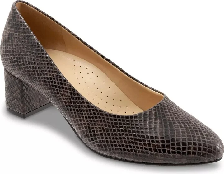 Dark Grey Snake Print