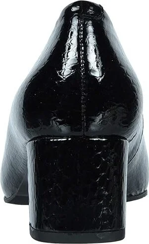 Trotters Kari Women's 1-2 inch heel Shoes Black : 6 N (AA), Leather - Image 5