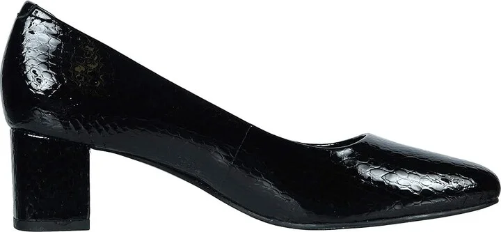 Trotters Kari Women's 1-2 inch heel Shoes Black : 6 N (AA), Leather - Image 8