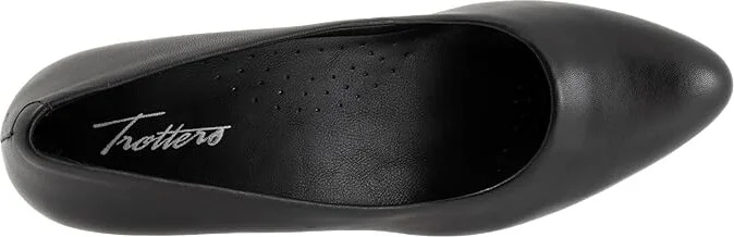 Trotters Kari Women's 1-2 inch heel Shoes Black/Nat : 10 M (B), Leather - Image 2