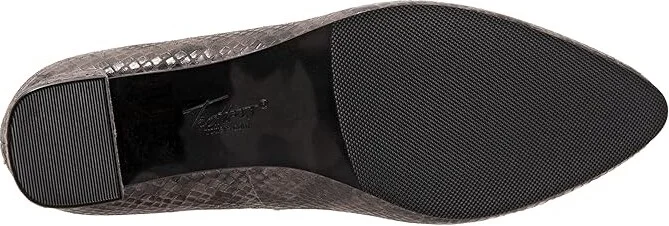 Trotters Kari Women's 1-2 inch heel Shoes Dark Grey Snake : 9.5 W (D), Leather - Image 3
