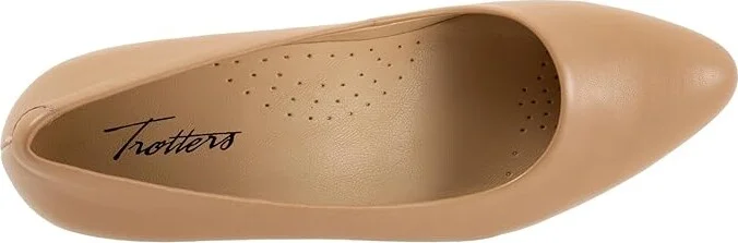 Trotters Kari Women's 1-2 inch heel Shoes Nude/Natural : 10 N (AA), Leather - Image 2
