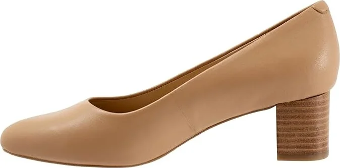 Trotters Kari Women's 1-2 inch heel Shoes Nude/Natural : 10 N (AA), Leather - Image 4